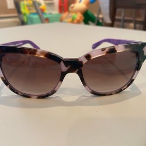 Kate spade purple tortoise sunglasses